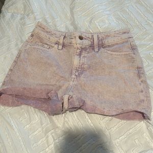 Target light wash purple denim Jean shorts